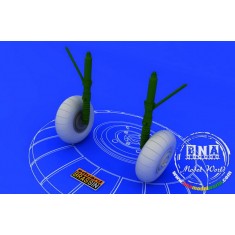 1/48 Messerschmitt Bf-110 C/D Main Undercarriage Wheels