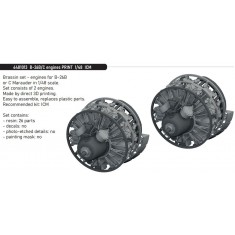 1/48 B-26B/C Marauder 3D Engines for ICM kits