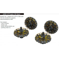 1/48 B-17F Flying Fortress Engines 3D Printed parts for Eduard #ED 11183