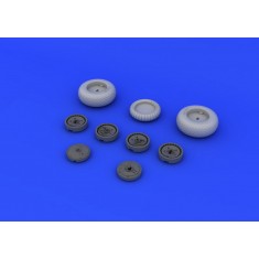 1/48 Messerschmitt Me262A-1a Resin Wheels Set for Tamiya kit (3pcs)