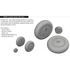 1/48 Westland Lysander Wheels for Airfix kits