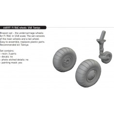 1/48 Fi-156C Wheels for Tamiya kits
