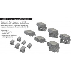 1/48 UH-60 Black Hawk Flare Dispensers for ICM kits