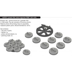 1/48 Lysander Mk.I Ammo Magazines for Airfix kits