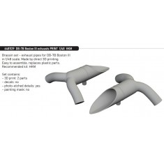1/48 DB-7B Boston III Exhausts for HK Models