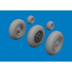 1/48 Harrier Wheels for Uma kits