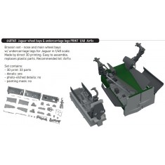 1/48 SEPECAT Jaguar Wheel Bays and Undercarriage Legs for Airfix kits