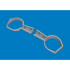 1/48 Bf 109G Wheel Bays Angular 3D-printed parts for Eduard kits
