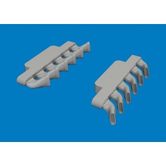 1/48 Spitfire Mk.IX Exhaust Stacks Fishtail for Airfix Kits