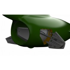 1/48 MiG-15 Airbrakes (3D Printed) for Eduard kit