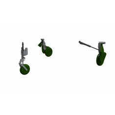 1/48 MiG-15 Undercarriage Legs (3D Printed) for Eduard kit