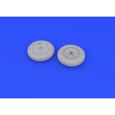 1/48 Focke-Wulf Fw190 Wheels (with Paint Mask) Late for Eduard kit