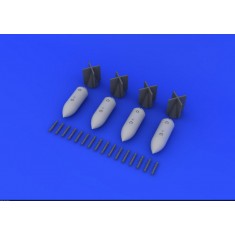 1/48 WWII German SC 250 German Bombs (4pcs)