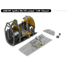 1/48 Supermarine Spitfire Mk.VIII Cockpit for Eduard #8284 kit