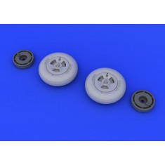 1/48 Supermarine Spitfire Mk.XVI 3-Spoke Wheels Set for Eduard kits (2 Main Wheels)