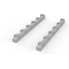 1/48 Macchi MC.202 Folgore Exhaust Stacks for Eduard/Hasegawa kit (2pcs)