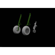 1/48 North American P-51D Mustang Wheels Set for Airfix kit