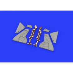 1/48 Hawker Tempest Mk.V Undercarriage Legs BRONZE Brassin Set for Eduard kits