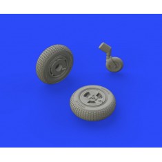 1/48 Supermarine Spitfire Mk.XIV Wheels (3spoke) Set  for Airfix kits