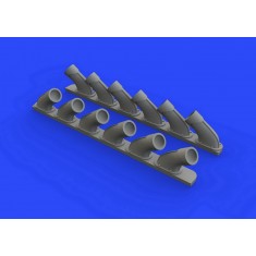1/48 Supermarine Spitfire Mk.XIV Exhaust Stacks Set  for Airfix kits