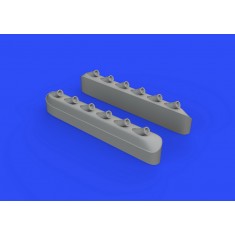 1/48 North American P-51D Mustang Exhaust Stacks w/Fairing for Eduard kits