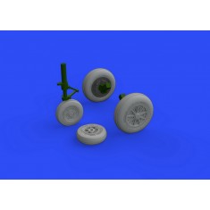 1/48 Lockheed F-104 Starfighter Wheels Late Detail Set for Kinetic kits