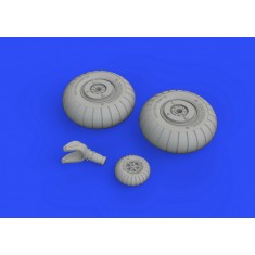 1/48 Heinkel He 111 Early Wheels Set for ICM kits