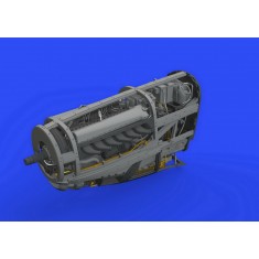 1/48 North American P-51D Mustang Engine Detail Set for Eduard kits