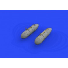 1/48 North American P-51D Mustang 108gal Drop Tanks Set for Eduard kits
