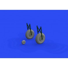 1/48 Ilyushin Il-2 Wheels Detail Set for Zvezda kits