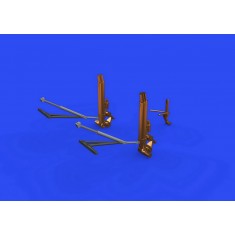1/48 Boeing B-17F Flying Fortress Undercarriage Legs Bronze for HK Model kits