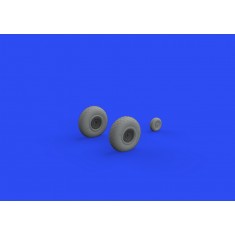 1/48 Boeing B-17 Flying Fortress Wheels Oval Tread Detail Set for HK Model kits