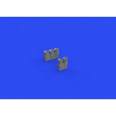 1/48 Grumman F6F Hellcat Exhaust Stacks Detail Set for Eduard kits