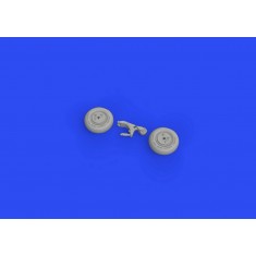 1/48 Mitsubishi A6M2 Zero Wheels Detail Parts for Eduard kits