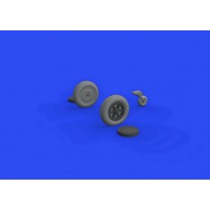 1/48 Douglas SBD-5 Dauntless Wheels Set for Accurate Miniatures/Revell kits