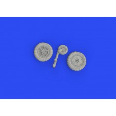 1/48 Messerschmitt Bf 109G-4 Wheels for Eduard kits