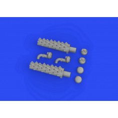 1/48 Bristol Beaufighter Beau Exhausts for Tamiya kits