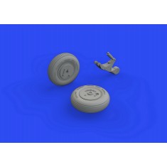 1/48 Mitsubishi A6M3 Zero Wheels for Eduard kits