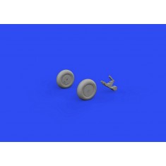 1/48 A6M Zero Wheels w/Smooth Tyre for Eduard kits