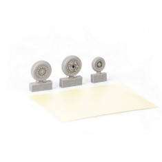 1/48 General Dynamics F-16C Fighting Falcon Wheels Early for Kinetic kits
