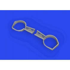 1/48 Messerschmitt Bf 109F Wheel Bays Angular for Eduard kits