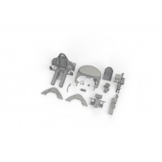 1/48 FM-2 Wildcat Cockpit w/Armoured Headrest for Eduard kits