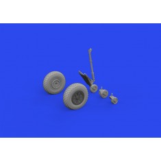 1/48 TBF/TBM Wheels w/Pattern for Academy kits