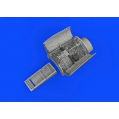 1/48 F-16C Fighting Falcon Wheel Bays Early (3D Print) for Kinetic kits