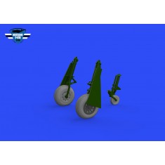1/48 P-51B/C Mustang Wheels Cross Tread for Eduard kits