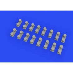 1/350 WWII USN Battleship Bollards