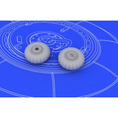 1/72 Messerschmitt Bf-110C/D Wheels for Eduard kit