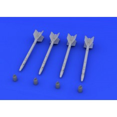 1/72 AIM-9M/L Sidewinder Short-Range Air-to-Air Missiles (4pcs)