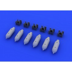 1/72 WWII US 250lb Bombs (6pcs)