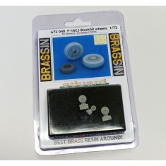 1/72 Lockheed-Martin F-16CJ Block 50 Fighting Falcon Wheels (w/Paint Mask) for Tamiya kit